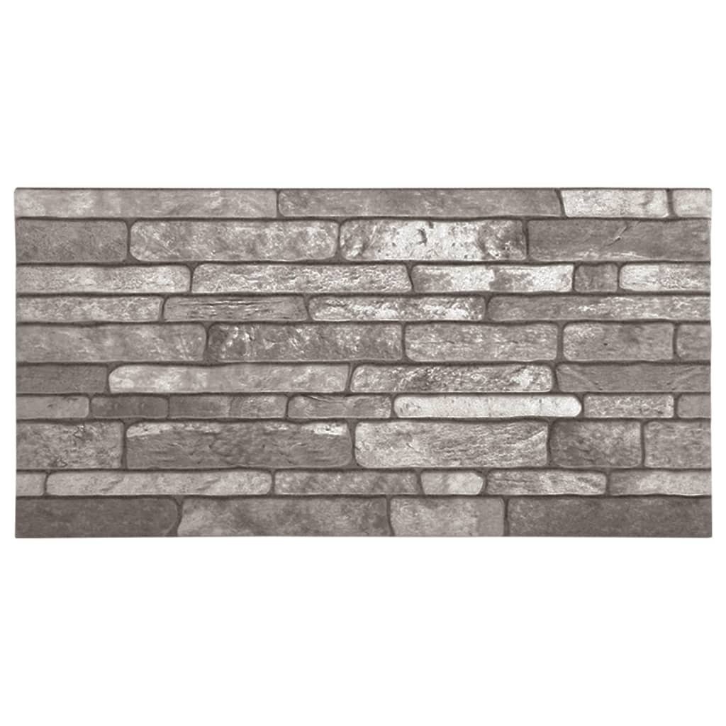 3D Wall Panels with Dark Gray Brick Design 10 pcs EPS - Image 3