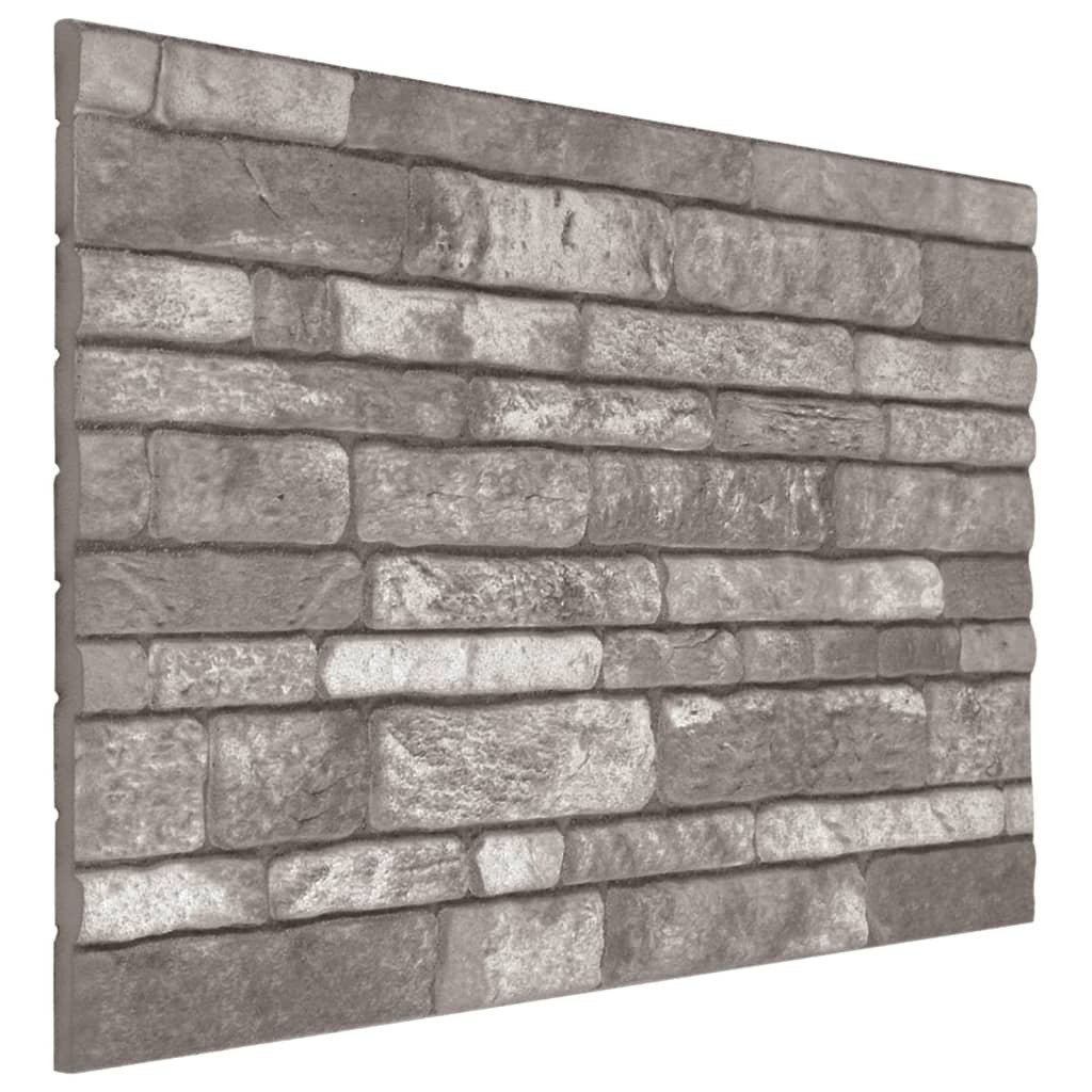 3D Wall Panels with Dark Gray Brick Design 10 pcs EPS - Image 4