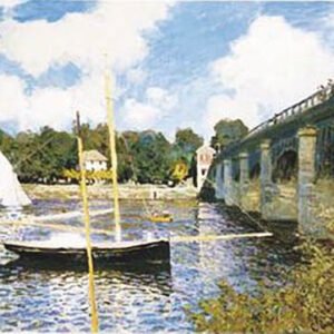 Monet The Highway Bridge At Argenteuil Print 16x20