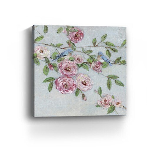 Large Pretty Pink Blooms Floral & Botanical Canvas Wall Art - Image 4