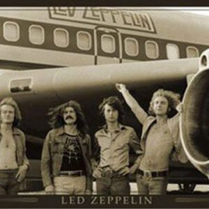 Led Zeppelin Plane Poster
