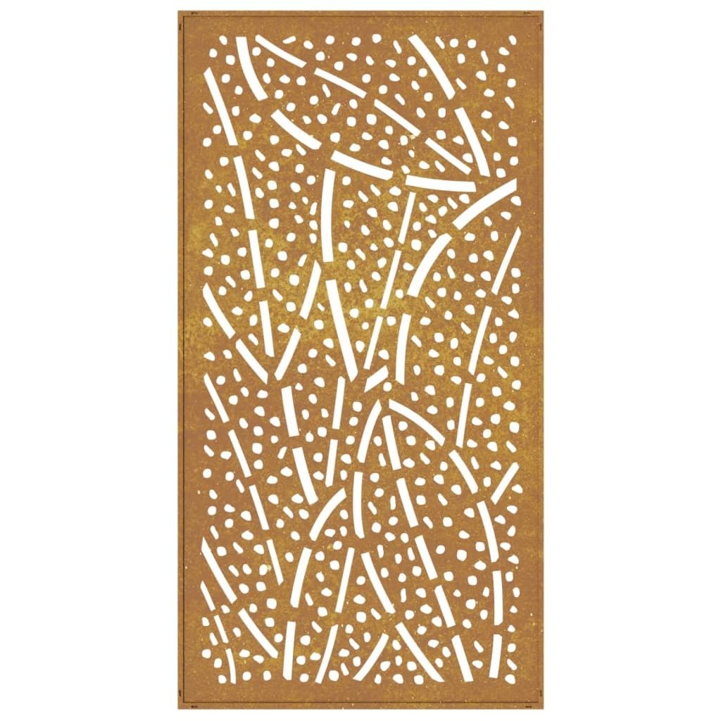 Medium Outdoor metal Wall Art Decoration Rusty Corten Steel - Image 5