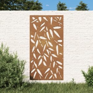 Large Outdoor metal Wall Art Decoration Rusty Corten Steel
