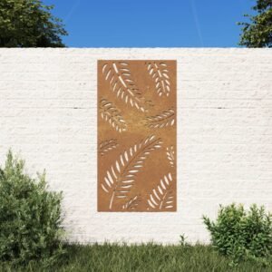 Large Outdoor metal Wall Art Decoration Rusty Corten Steel