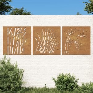 Medium Outdoor metal Wall Art Decoration Rusty Corten Steel